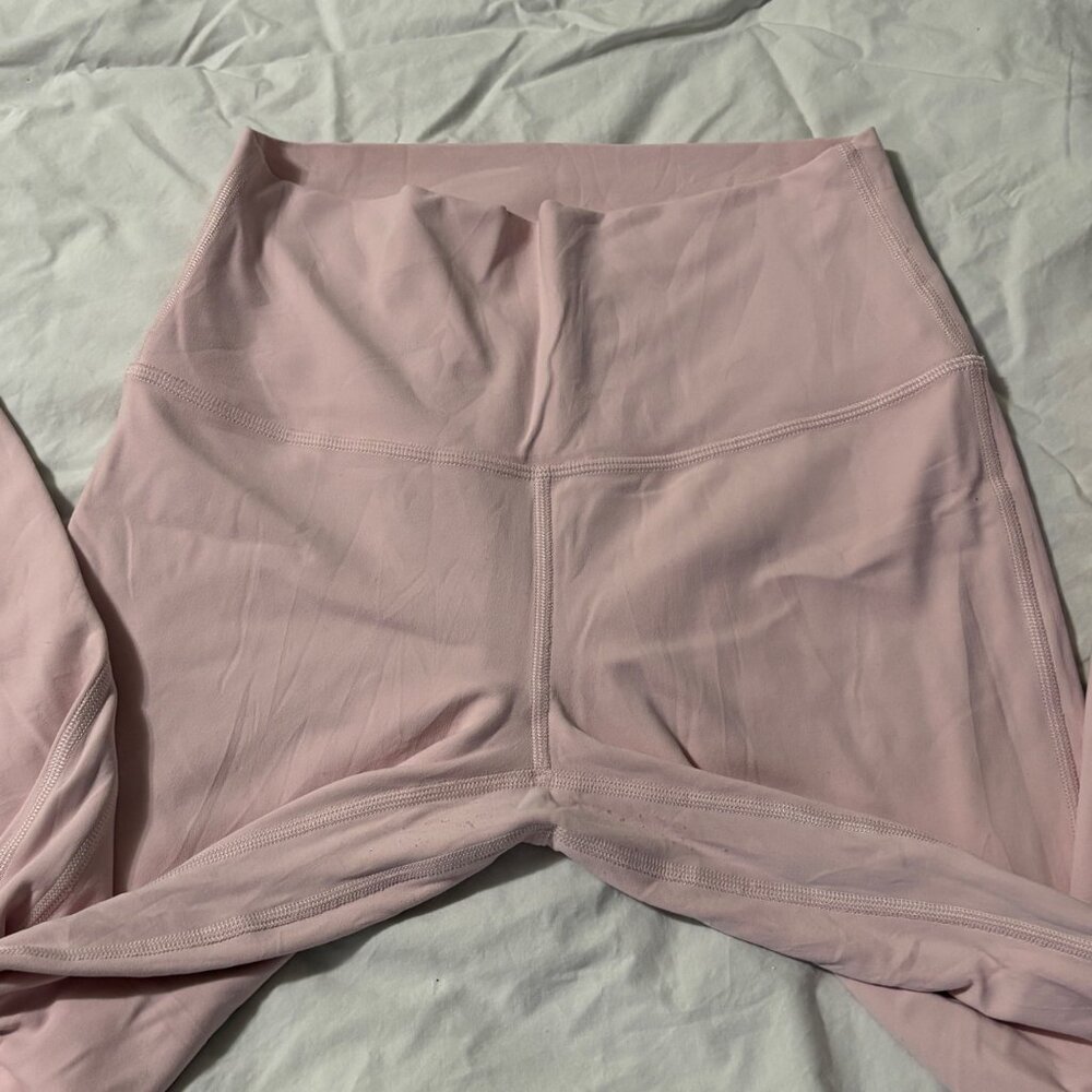 EXCELLENT Lululemon Align High-Rise Crop 21" Leggings Flush Pink Yoga Pants 6 - Picture 11 of 13